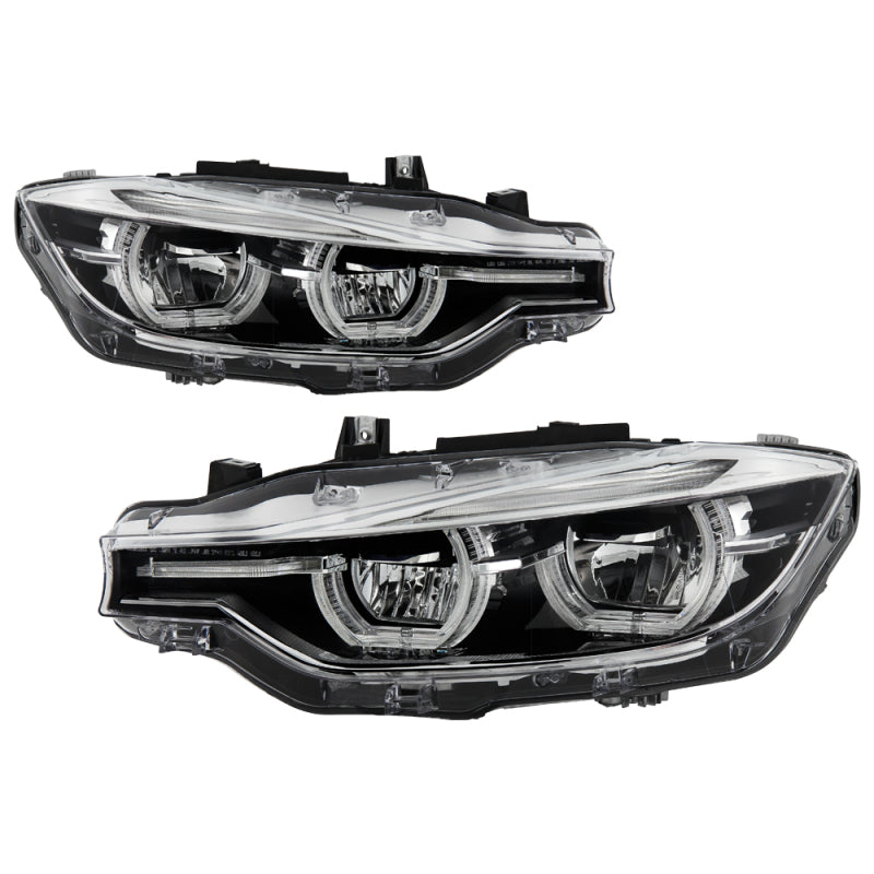 SPYDER 9948534 - SPY9948534 - Spyder BMW F30 3 Series 4Dr LED Projector Headlights Chrome PRO-JH-BF3012H-4D-LED-C - Shipped in Europe - Tuningsupply.com