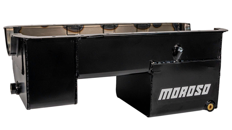 Moroso 20520 - MOR20520 - Moroso Ford 351W (w/Rear Sump & Billet End Seals) Extra Deep Wet Sump 7qt 9in Steel Oil Pan - Shipped in Europe - Tuningsupply.com