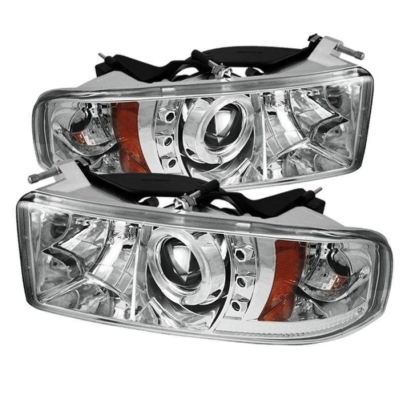 SPYDER 5010094 - SPY5010094 - Spyder Dodge Ram 1500 94-01 94-02 Projector Headlights LED Halo LED Chrm PRO-YD-DR94-HL-AM-C - Shipped in Europe - Tuningsupply.com