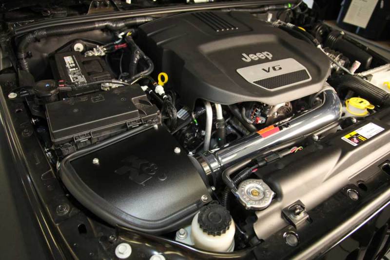 K&N Engineering 77-1566KP - KNN77-1566KP - K&N 12-18 Jeep Wrangler V6-3.6L High Flow Performance Intake Kit (12-15 CARB Approved) - Shipped in Europe - Tuningsupply.com