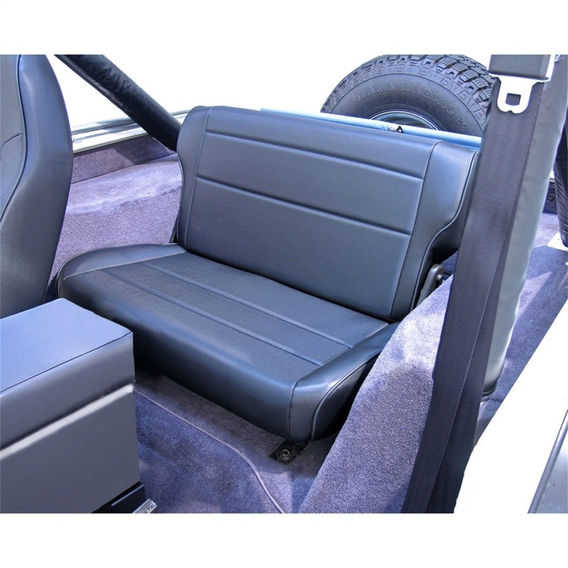Rugged Ridge - RUG13462.01 - Rugged Ridge Fold & Tumble Rear Seat Black 76-86 Jeep CJ7/Laredo/Renegade - Shipped in Europe - Tuningsupply.com
