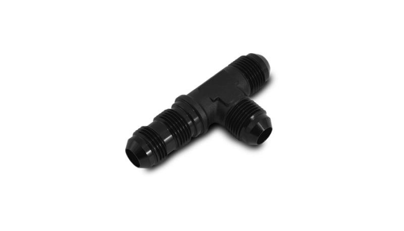Vibrant 10628 - VIB10628 - Vibrant -10AN Bulkhead Adapter Tee on Run Fittings - Anodized Black Only - Shipped in Europe - Tuningsupply.com