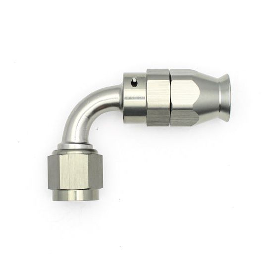 DeatschWerks 6-02-0852 - DWK6-02-0852 - DeatschWerks 6AN Female Swivel 90-Degree Hose End PTFE (Incl. 1 Olive Insert) - Shipped in Europe - Tuningsupply.com