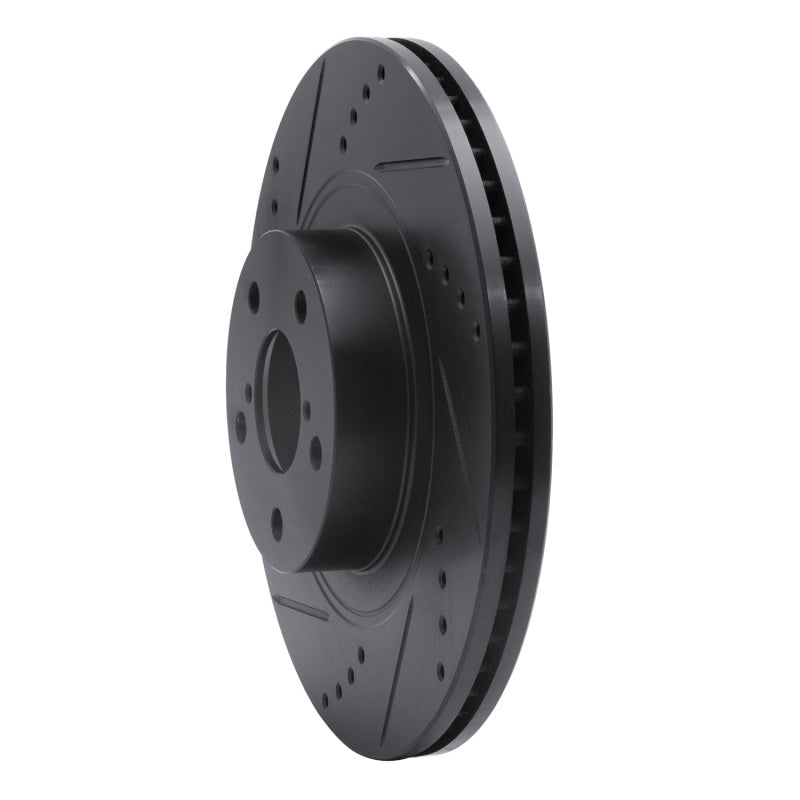 R1 Concepts 633-13034L - RNC633-13034L - R1 04-25 Scion FR-S Front Left Drilled & Slotted Black Brake Rotor - Shipped in Europe - Tuningsupply.com
