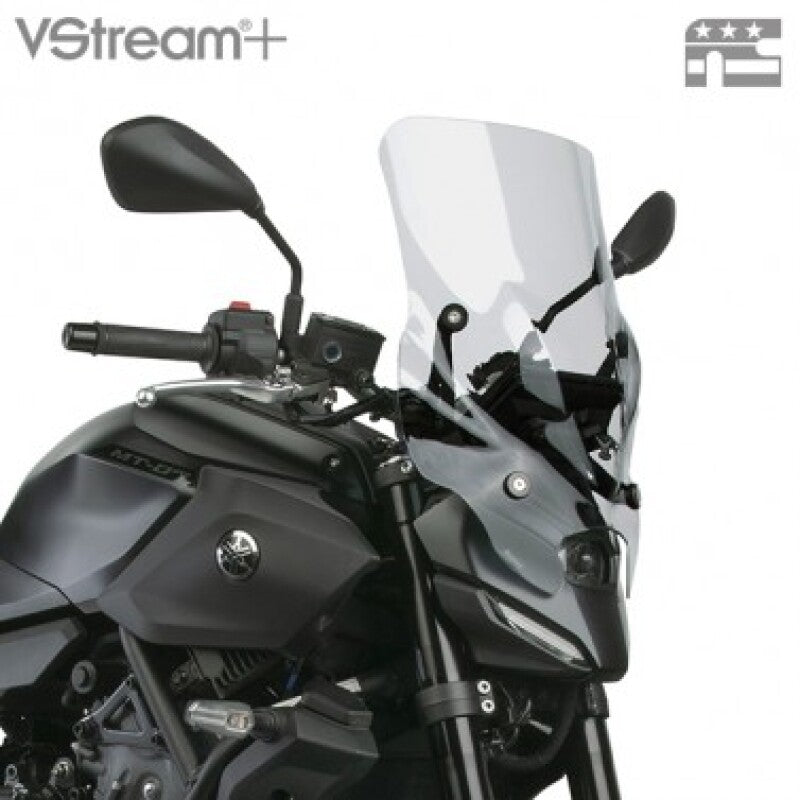 National Cycle N20353 - NATN20353 - National Cycle 25+ Yamaha MT-07 Vstream+ Quantum HC Poly Mid Windshield - Light Tint - Shipped in Europe - Tuningsupply.com