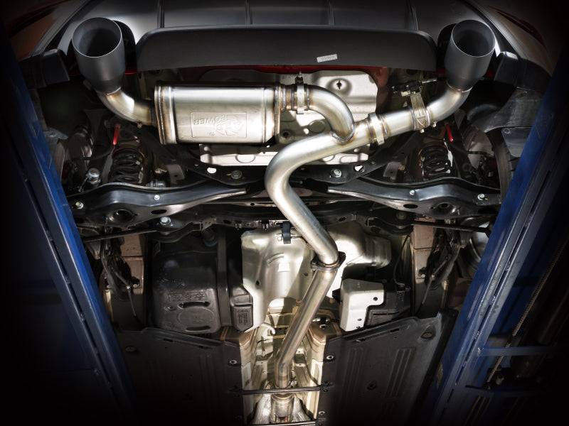 aFe 49-37033-B - AFE49-37033-B - aFe 22-23 Hyundai Kona N L4 2.0L(t) Takeda 3in 304 SS Cat-Back Exhaust System w/ Black Tips - Shipped in Europe - Tuningsupply.com