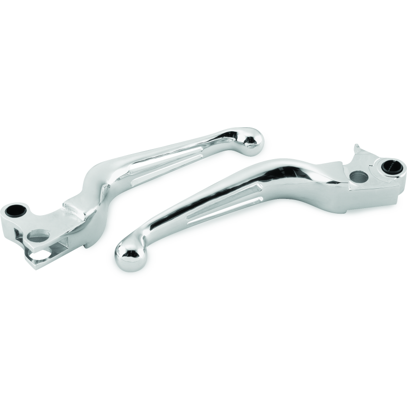 Bikers Choice 482715 - BKC482715 - Bikers Choice 96-16 BigTwin 96-03 XL Chrome Slotted Lever Set Cable Clutch Only - Shipped in Europe - Tuningsupply.com