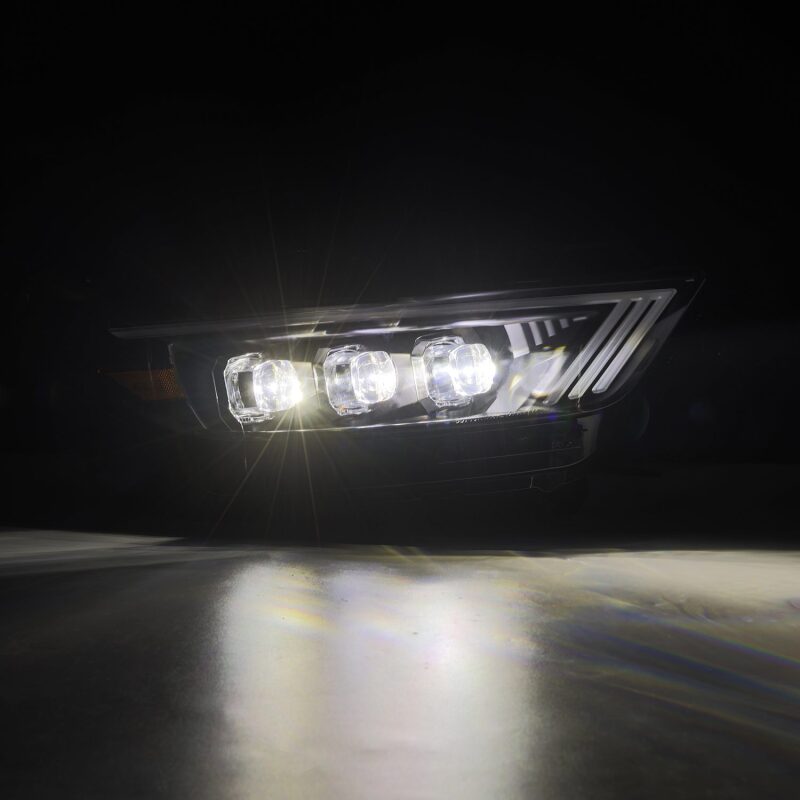 AlphaRex 880144 - ARX880144 - AlphaRex 15-17 Ford Mustang NOVA Series LED Projector Headlights Blk - Shipped in Europe - Tuningsupply.com