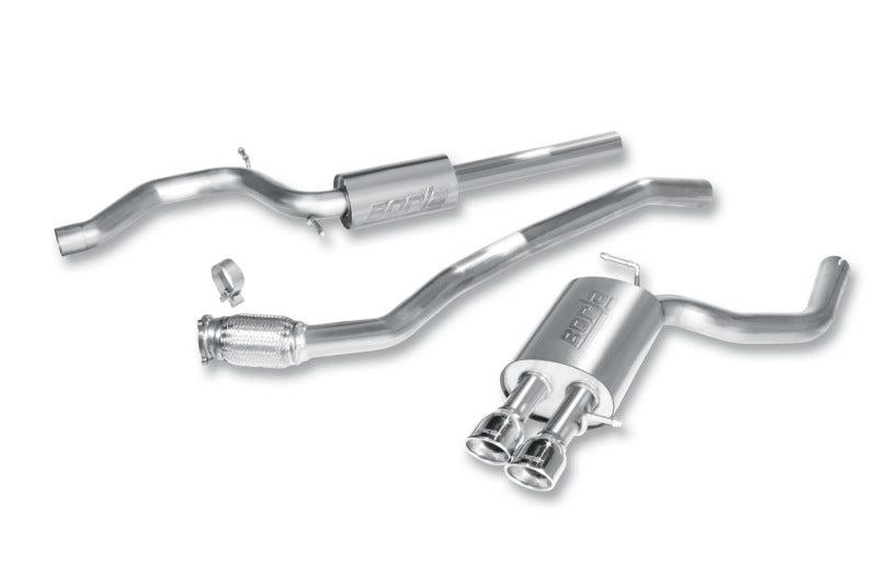 Borla 140315 - BOR140315 - Borla 09-15 Audi A4 Quattro Base SS Catback Exhaust - Shipped in Europe - Tuningsupply.com