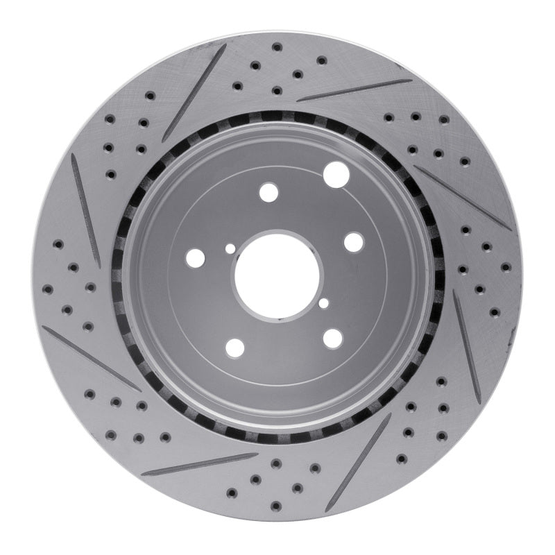 R1 Concepts 830-13022R - RNC830-13022R - R1 08-20 Subaru WRX Sti Rear Right Drilled & Slotted Geo-Carbon Rotor - Shipped in Europe - Tuningsupply.com
