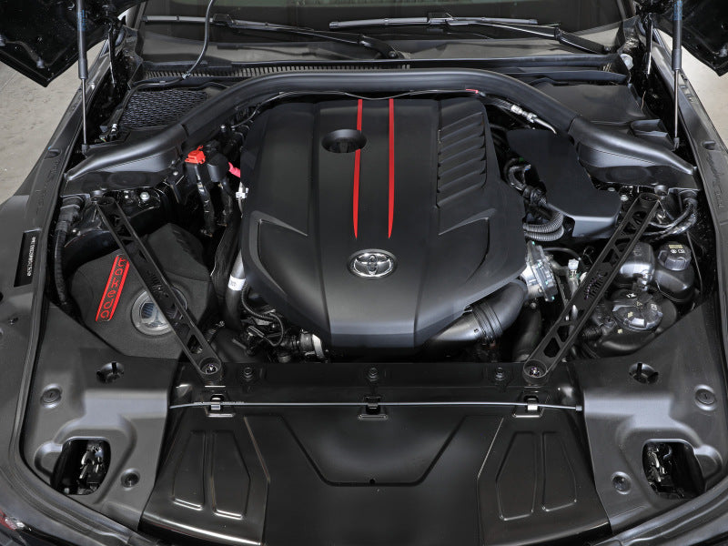 aFe 450-721003-B - AFE450-721003-B - aFe CONTROL 304 Stainless Steel Front Suspension Strut Brace Black - Toyota GR Supra (A90) 20-21 - Shipped in Europe - Tuningsupply.com