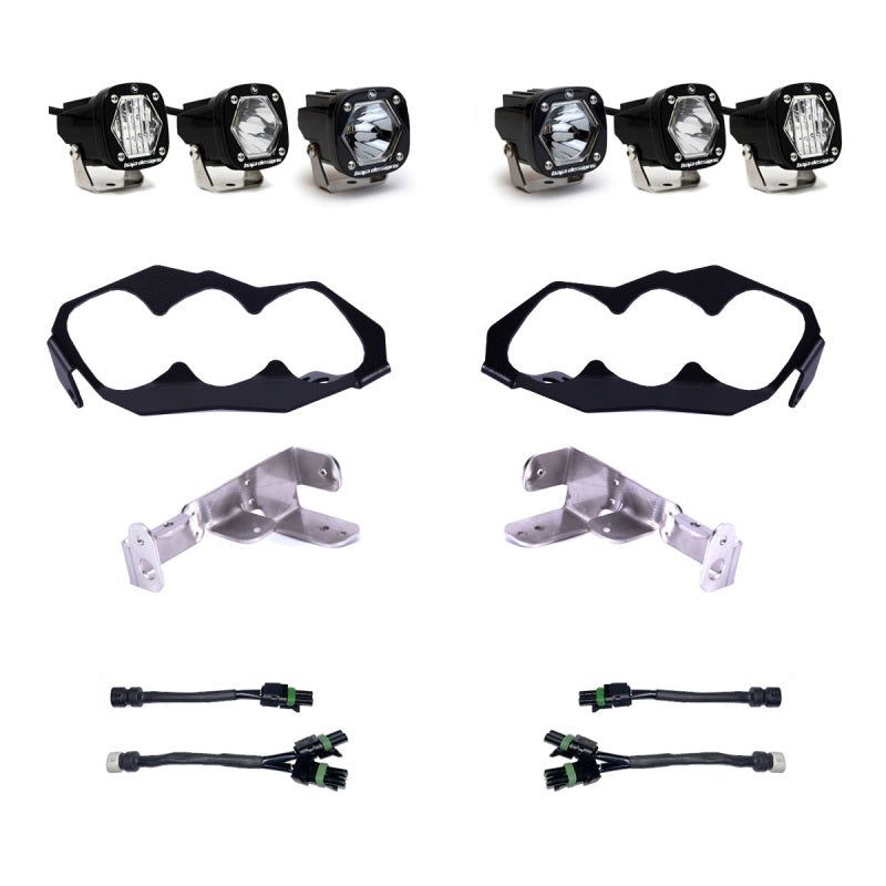 Baja Designs 448204 - BAJ448204 - Baja Designs 2024 Can-Am Maverick R Triple S1 Unlimited Headlight Kit - Shipped in Europe - Tuningsupply.com