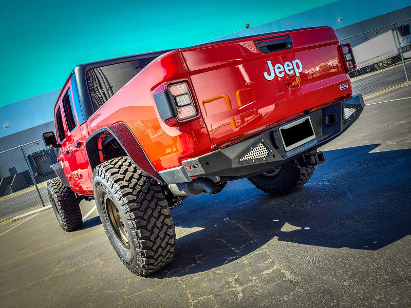 DV8 Offroad RBGL-01 - DVERBGL-01 - DV8 Offroad 2018+ Jeep Gladiator Rear Bumper - Shipped in Europe - Tuningsupply.com