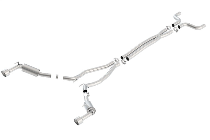 Borla 140530 - BOR140530 - Borla 14-15 Chevy Camaro SS 6.2L V8 Single Split Rear Exit S-Type Catback Exhaust - Shipped in Europe - Tuningsupply.com