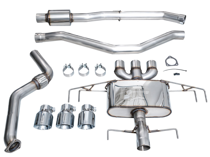 AWE Tuning 3015-52335 - AWE3015-52335 - AWE Tuning 2024 Acura Integra Type S DE5 FWD Touring Edition Exhaust w/ Triple Chrome Silver Tips - Shipped in Europe - Tuningsupply.com