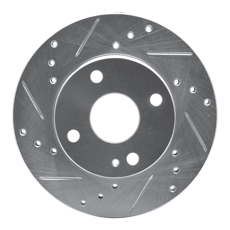 R1 Concepts 631-80022L - RNC631-80022L - R1 90-93 Mazda Miata Front Left Drilled & Slotted Silver Brake Rotor - Shipped in Europe - Tuningsupply.com