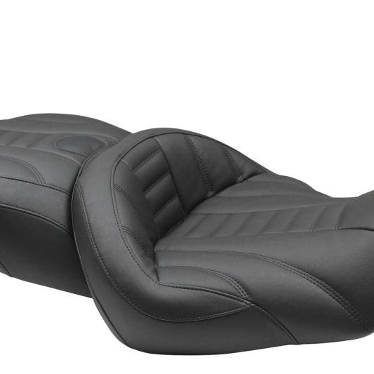 Mustang Motorcycle 79598 - MMP79598 - Mustang 15-21 Harley Freewheeler Super Touring Deluxe 1PC Seat - Black - Shipped in Europe - Tuningsupply.com