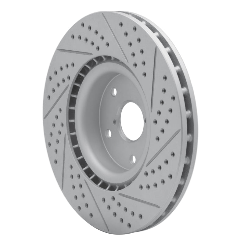 R1 Concepts 830-13016L - RNC830-13016L - R1 05-20 Subaru WRX Sti Front Left Drilled & Slotted Geo-Carbon Rotor - Shipped in Europe - Tuningsupply.com