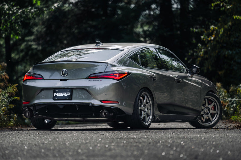 MBRP PS49033CF - MBRPS49033CF - MBRP 22-24 Honda Civic SI 1.5L T304 SS 3in Cat-Back Exhaust 2.5in Dual Split Rear w/ CF Tips - Shipped in Europe - Tuningsupply.com