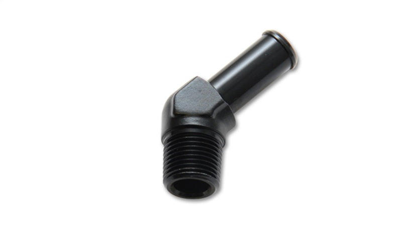 Vibrant 11224 - VIB11224 - Vibrant 3/4 NPT to 3/4in Barb Straight Fitting 45 Deg Adapter - Aluminum - Shipped in Europe - Tuningsupply.com