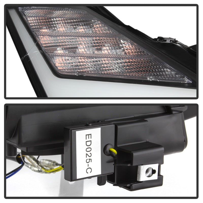 SPYDER 5085696 - SPY5085696 - Spyder Nissan GTR R35 09-14 - Projector Headlights - DRL LED - Black - Shipped in Europe - Tuningsupply.com