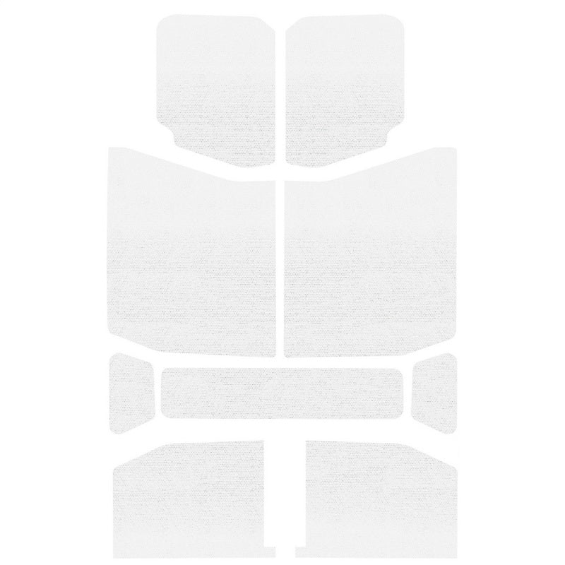 DEI 50170 - DEI50170 - DEI 18-23 Jeep Wrangler JL 4-Door Boom Mat Headliner - 9 Piece - White - Shipped in Europe - Tuningsupply.com