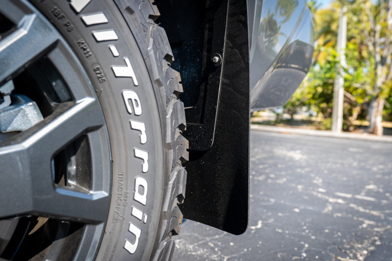 Rally Armor MF148-UR-BLK-MBK - RALMF148-UR-BLK-MBK - Rally Armor 2025+ Toyota 4Runner Black UR Mud Flap w/ Metallic Black Logo - Shipped in Europe - Tuningsupply.com