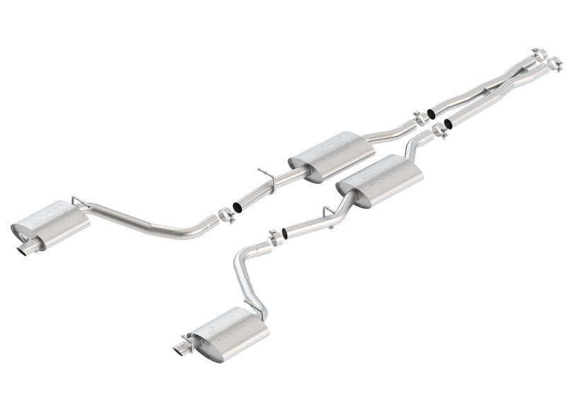 Borla 140650 - BOR140650 - Borla 2015 Dodge Challenger 3.6L V6 ATAK Catback Exhaust No Tips Factory Valance - Shipped in Europe - Tuningsupply.com