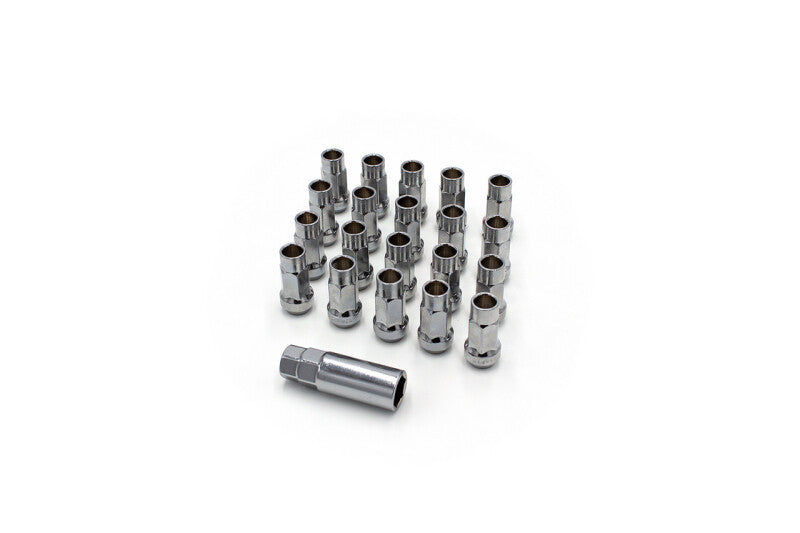 ISR Performance IS-1250-SIL - ISRIS-1250-SIL - ISR Performance Steel 50mm Open Ended Lug Nuts M12x1.50 - Silver - Shipped in Europe - Tuningsupply.com