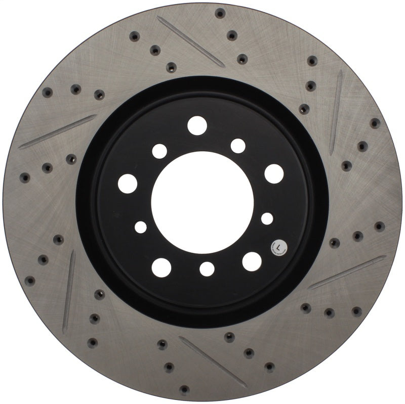 Stoptech 127.34058L - STO127.34058L - StopTech Slotted & Drilled Sport Brake Rotor - Shipped in Europe - Tuningsupply.com