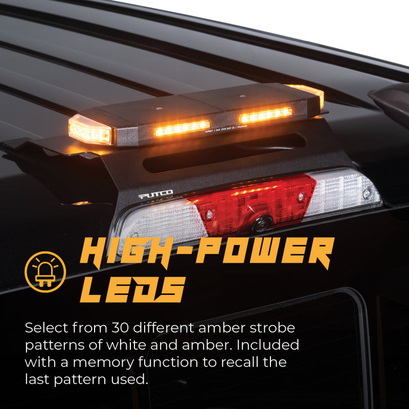 Putco 950248 - PUT950248 - Putco 48In Universal 48In Tri Color Hornet Light (Amber/Blue/White) - LED Stealth Rooftop Strobe Bar - Shipped in Europe - Tuningsupply.com