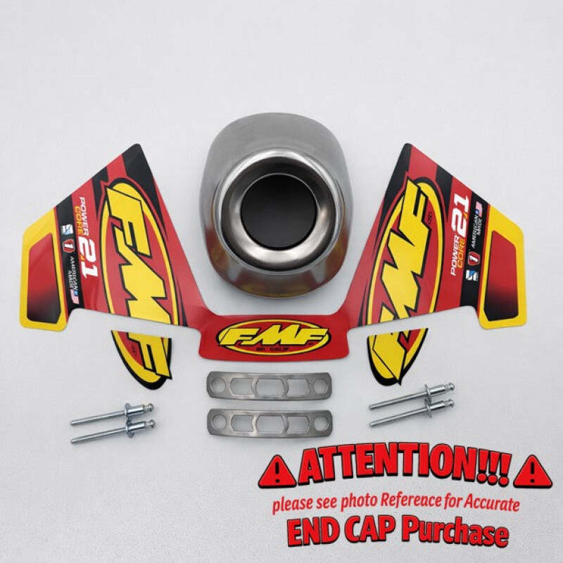 FMF Racing 020525 - FMF020525 - FMF Racing P-CORE 2.1 REPLACEMENT SLASH CUT S/S REAR CONE CAP-1.010 inch - Shipped in Europe - Tuningsupply.com