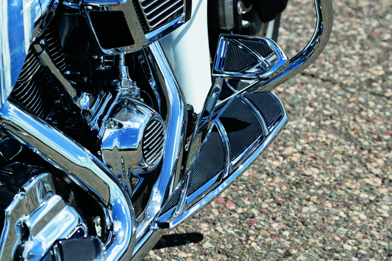 Kuryakyn 5748 - KUR5748 - Kuryakyn Phantom Brake Pedal Pad FL Touring Models Chrome - Shipped in Europe - Tuningsupply.com