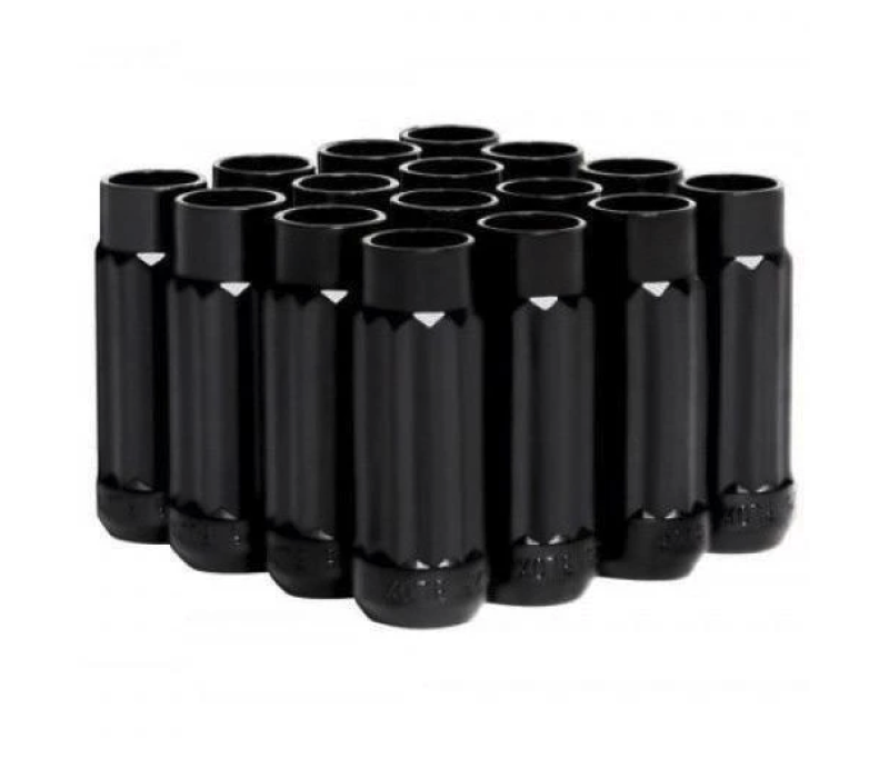 BLOX Racing BXAC-00141-BK - BLOBXAC-00141-BK - BLOX Racing 12-Sided P17 Tuner Lug Nuts 12x1.5 - Black Steel - Set of 16 - Shipped in Europe - Tuningsupply.com