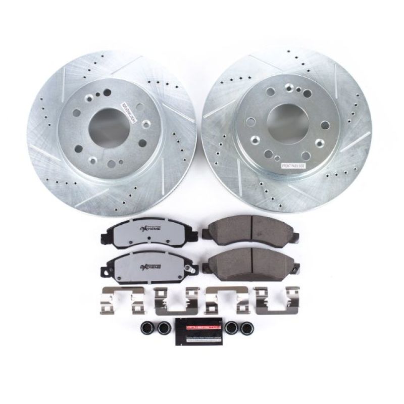 PowerStop K2067-36 - PSBK2067-36 - Power Stop 07-08 Cadillac Escalade Front Z36 Truck & Tow Brake Kit - Shipped in Europe - Tuningsupply.com