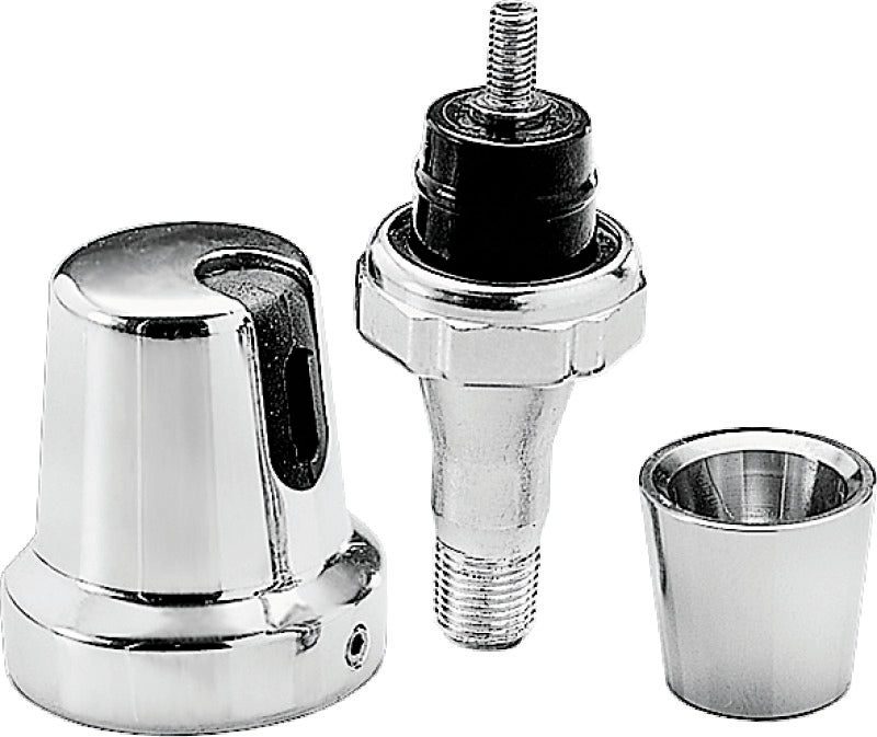 Kuryakyn 8136 - KUR8136 - Kuryakyn Oil Sender Switch Cover Single Wire 84-99 Big Twins Chrome - Shipped in Europe - Tuningsupply.com
