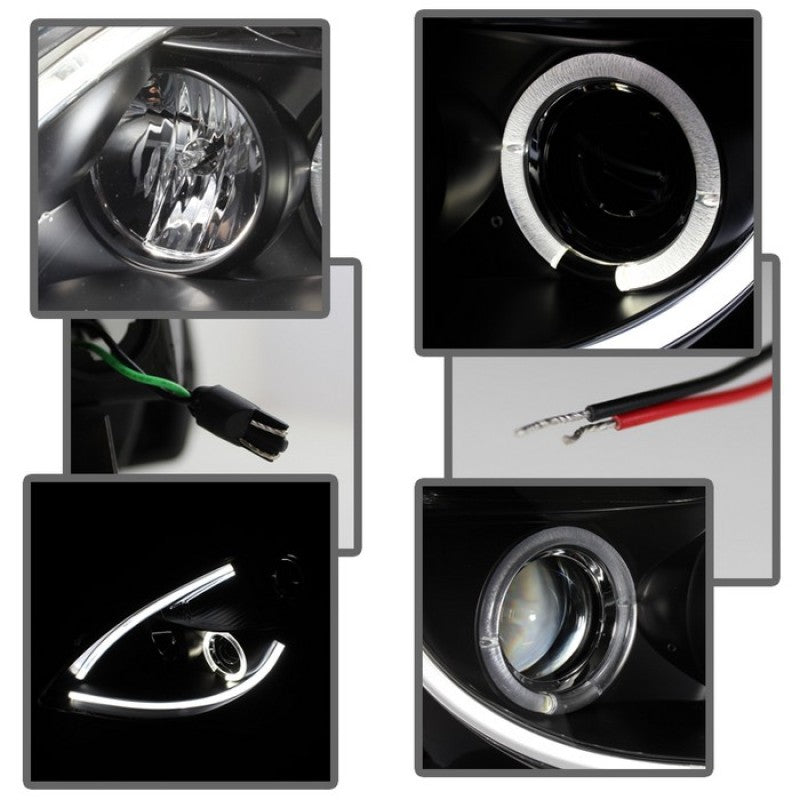 SPYDER 5076830 - SPY5076830 - Spyder Nissan Altima 4Dr 10-12 Projector Headlights Light DRL LED Halo Blk PRO-YD-NA104D-LTDRL-BK - Shipped in Europe - Tuningsupply.com
