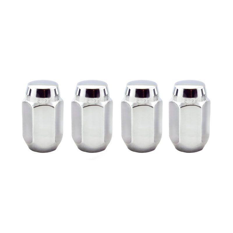 McGard 64002 - MCG64002 - McGard Hex Lug Nut (Cone Seat) M12X1.5 / 13/16 Hex / 1.5in. Length (4-Pack) - Chrome - Shipped in Europe - Tuningsupply.com