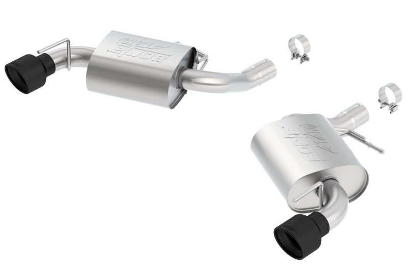 Borla 11923CB - BOR11923CB - Borla 2016 Chevy Camaro SS V8 AT/MT ATAK Rear Section Exhaust w/o NPP Valves Ceramic Black - Shipped in Europe - Tuningsupply.com