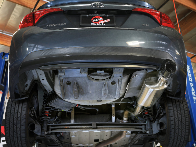 aFe 49-36083-B - AFE49-36083-B - aFe 14-19 Toyota Corolla 1.8L Takeda 2.5in 304SS Axle-Back Exhaust w/ Black Tip - Shipped in Europe - Tuningsupply.com