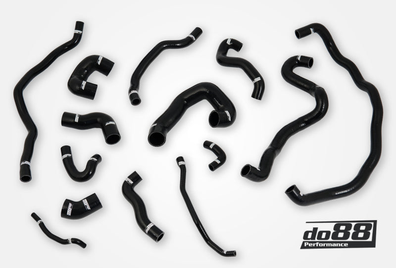 do88 DO88-KIT222S - DOBDO88-KIT222S - do88 07-10 BMW 135i/335i N54 (E82/E88/E9X) Coolant Hoses - Black - Shipped in Europe - Tuningsupply.com