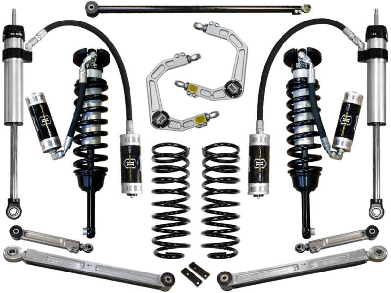 ICON - ICOK53056 - ICON 03-09 Toyota 4Runner/FJ 0-3.5in Stage 6 Suspension System w/Billet Uca - Shipped in Europe - Tuningsupply.com