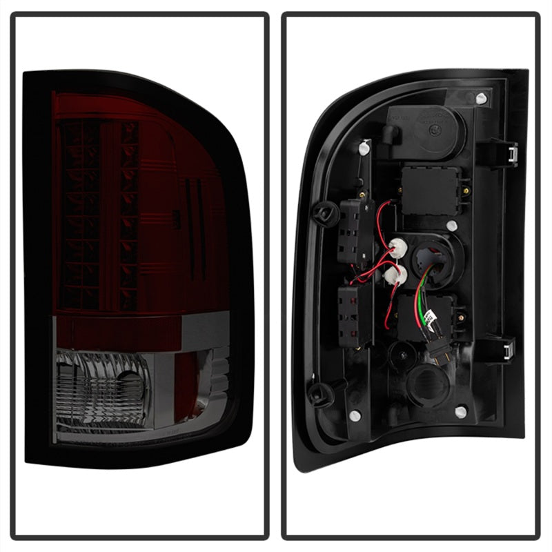 SPYDER 5001801 - SPY5001801 - Spyder Chevy Silverado 07-13 LED Tail Lights Red Smoke ALT-YD-CS07-LED-RS - Shipped in Europe - Tuningsupply.com