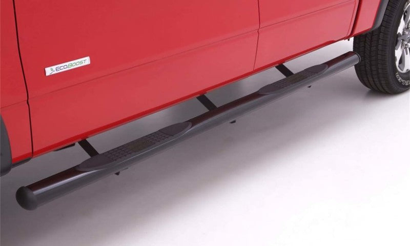 LUND 23678176 - LND23678176 - Lund 05-23 Nissan Frontier Crew Cab 4in. Oval Straight Steel Nerf Bars - Black - Shipped in Europe - Tuningsupply.com