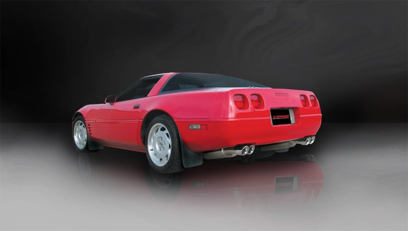 CORSA Performance 14116 - COR14116 - Corsa 1992-1995 Chevrolet Corvette C4 5.7L V8 LT1 Sport Cat-Back Exhaust w/ Twin 3.5in Polished Tips - Shipped in Europe - Tuningsupply.com