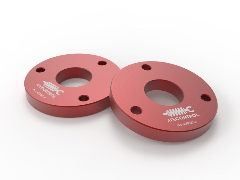 aFe 416-40T002-R - AFE416-40T002-R - aFe CONTROL 23-24 Chevrolet Colorado ZR2 / GMC Canyon AT4X L4 2.7L (t) 1.25in Leveling Kit - Red - Shipped in Europe - Tuningsupply.com
