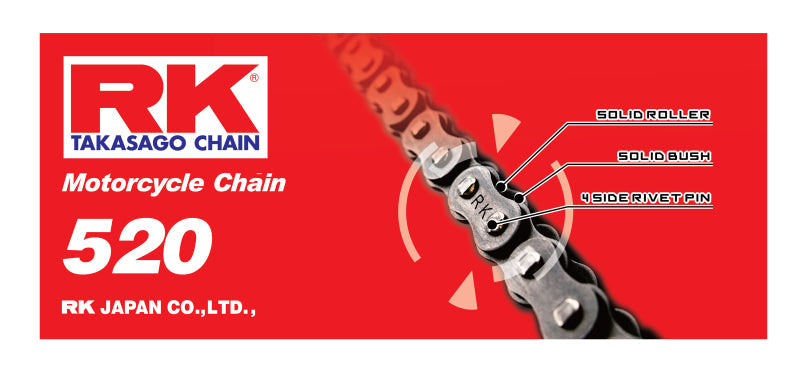 RK Chain 520-120 - RKC520-120 - RK Chain 520-120 - Natural - Shipped in Europe - Tuningsupply.com