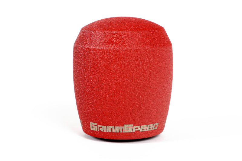 GrimmSpeed 380003 - GRM380003 - GrimmSpeed Stubby Shift Knob Stainless Steel Red - M12x1.25 - Shipped in Europe - Tuningsupply.com
