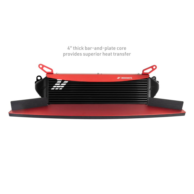 Mishimoto MMINT-GRC-23KBKRD - MISMMINT-GRC-23KBKRD - Mishimoto 2023+ Toyota GR Corolla Intercooler & Pipe Kit - Black Cooler - Red Pipes - Shipped in Europe - Tuningsupply.com