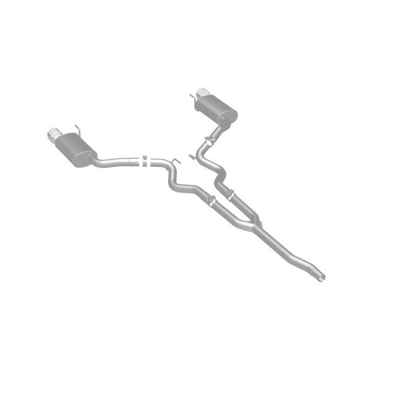 Magnaflow 19097 - MAG19097 - MagnaFlow Cat Back, SS, 2.5in, Street, Dual Split Polished 4.5in Tips 2015 Ford Mustang Ecoboost - Shipped in Europe - Tuningsupply.com